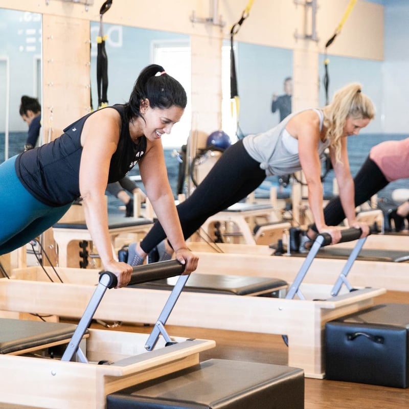 Breathing in Pilates - Club Pilates class in session
